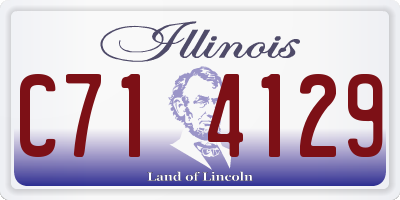 IL license plate C714129