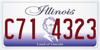 IL license plate C714323