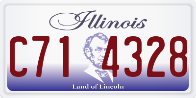 IL license plate C714328