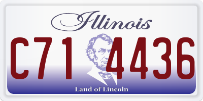 IL license plate C714436