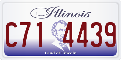 IL license plate C714439