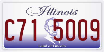 IL license plate C715009