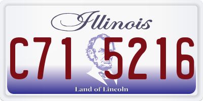 IL license plate C715216