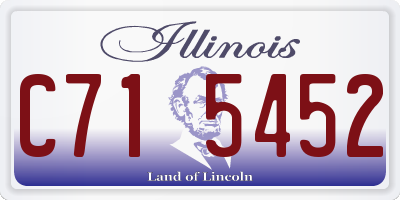 IL license plate C715452