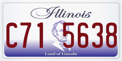 IL license plate C715638