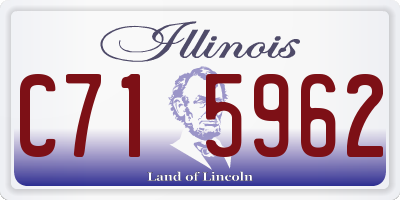 IL license plate C715962
