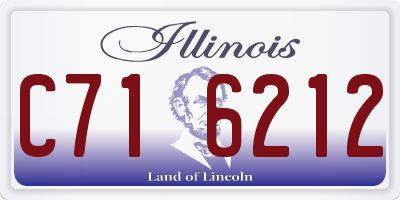 IL license plate C716212