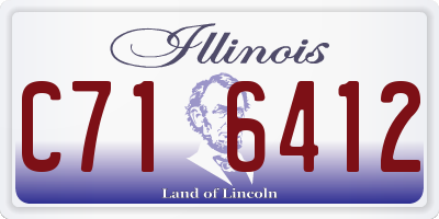 IL license plate C716412