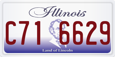 IL license plate C716629
