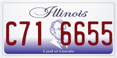 IL license plate C716655