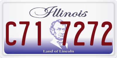 IL license plate C717272