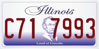 IL license plate C717993