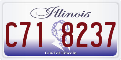 IL license plate C718237