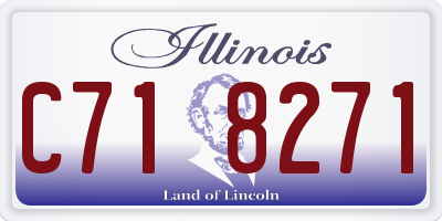 IL license plate C718271