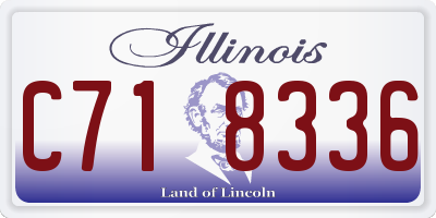 IL license plate C718336