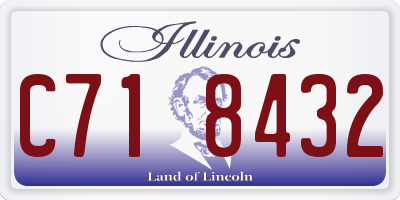 IL license plate C718432