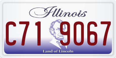 IL license plate C719067