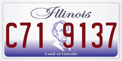 IL license plate C719137