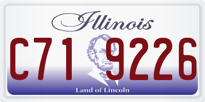 IL license plate C719226