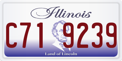 IL license plate C719239