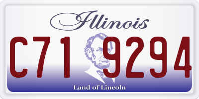 IL license plate C719294
