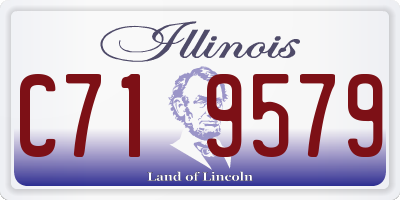 IL license plate C719579