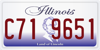 IL license plate C719651