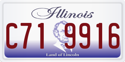 IL license plate C719916