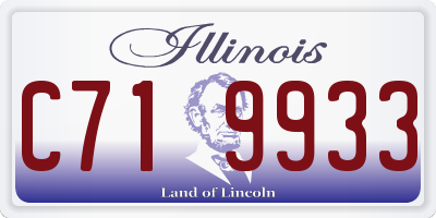 IL license plate C719933