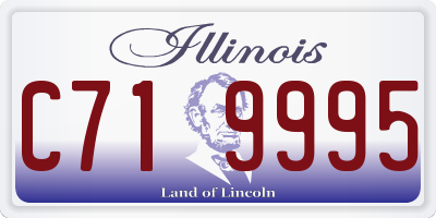 IL license plate C719995