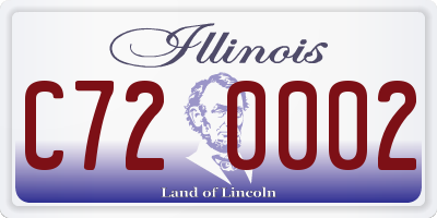 IL license plate C720002