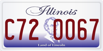 IL license plate C720067