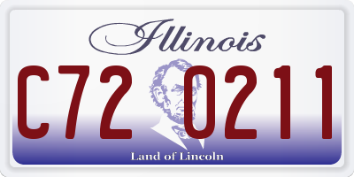 IL license plate C720211