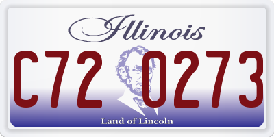 IL license plate C720273