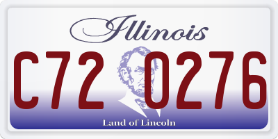 IL license plate C720276