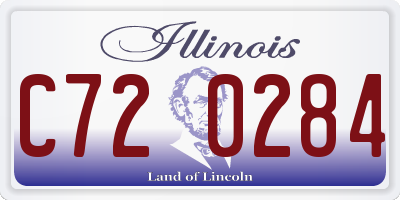 IL license plate C720284