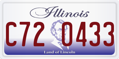 IL license plate C720433