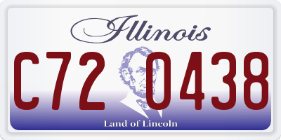 IL license plate C720438