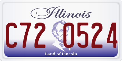 IL license plate C720524