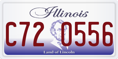 IL license plate C720556