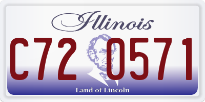 IL license plate C720571