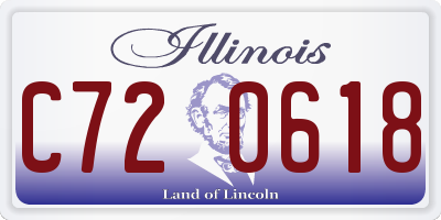 IL license plate C720618