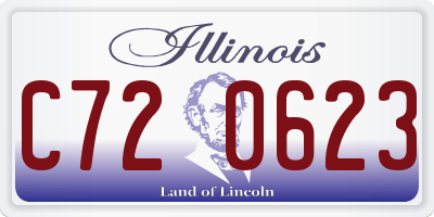 IL license plate C720623