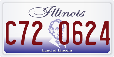 IL license plate C720624