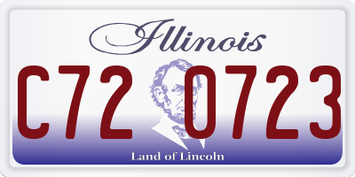 IL license plate C720723