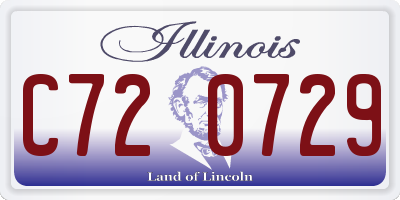 IL license plate C720729