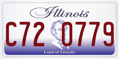 IL license plate C720779
