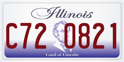 IL license plate C720821