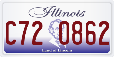 IL license plate C720862