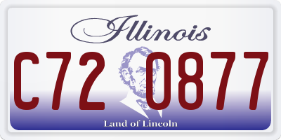 IL license plate C720877